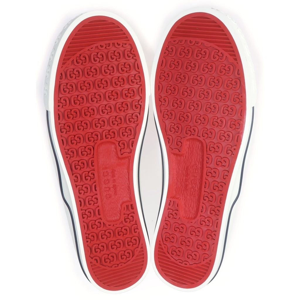 GUCCI(グッチ) TENNIS 1977 テニス GGキャンバス ローカットスニーカー ブラウン/グリーン/レッド 606111