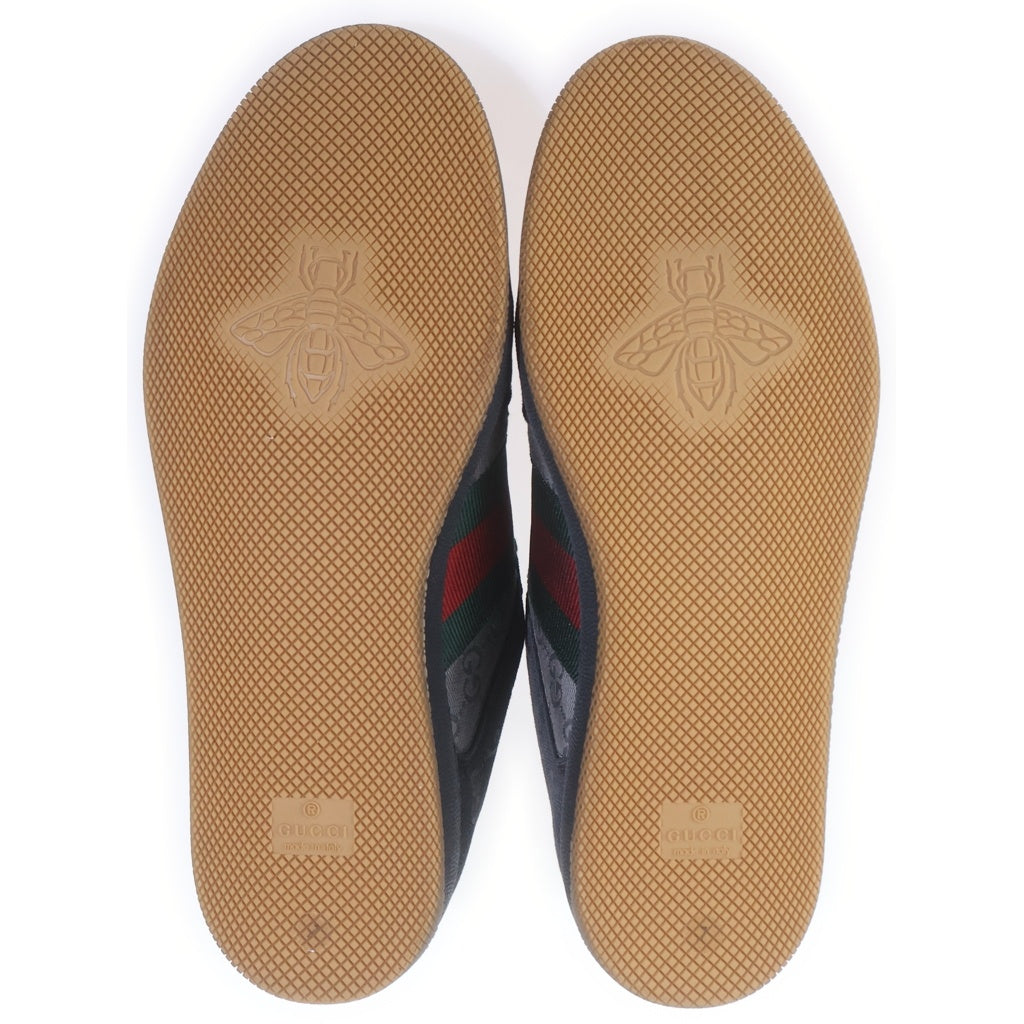 GUCCI(グッチ) SCREENER スクリーナー GGキャンバス ローカットスニーカー ブラック/グリーン/レッド 857889