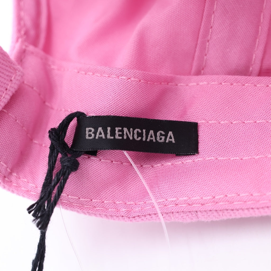 BALENCIAGA(バレンシアガ) 24SS PARIS SOCCER CAP ロゴエンブロイダリー パリスサッカーキャップ 帽子 ピンク 778787