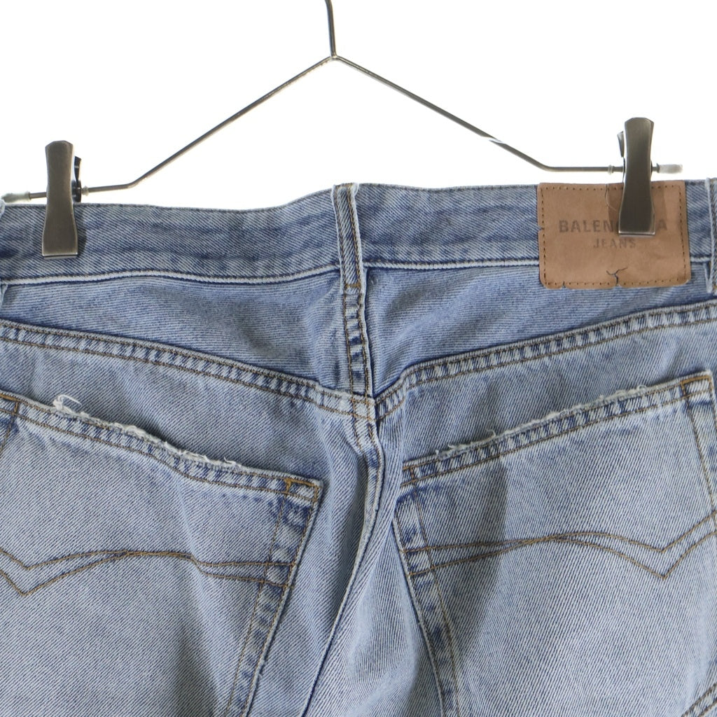 BALENCIAGA(バレンシアガ) 24AW WIDE LEG BAGGY PANTS ワイドレッグバギー デニムパンツ インディゴ 824300 TSW82