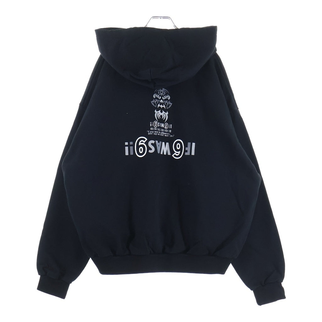 Hideandseek(ハイドアンドシーク) ×Toru Nishiura(西浦 徹) 30thアニバーサリーロゴ プルオーバーパーカー ブラック H30th-010226