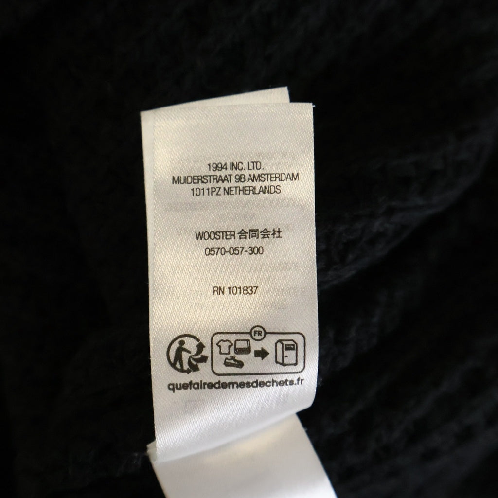 SUPREME(シュプリーム) 24AW Waffle Small Box Sweater ワッフル スモールボックスセーター ブラック