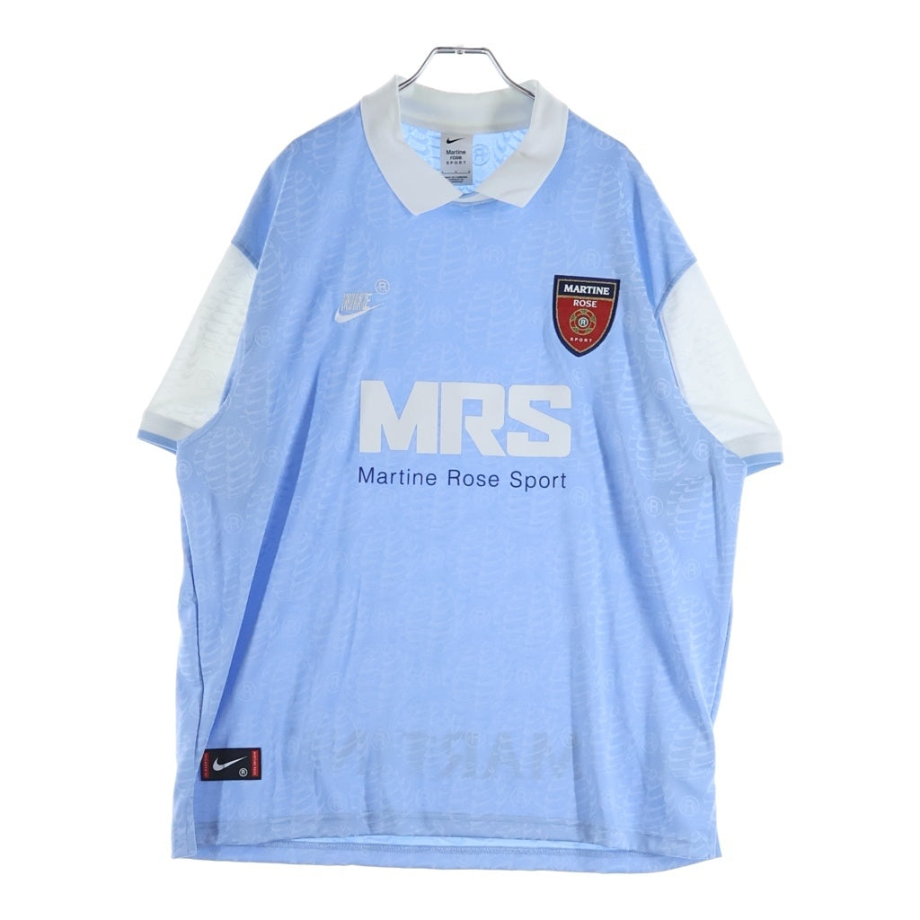 MARTINE ROSE(マーティンローズ) ×NIKE NRG JERSEY ナイキ ジャージーTシャツ ブルー HM9020-422