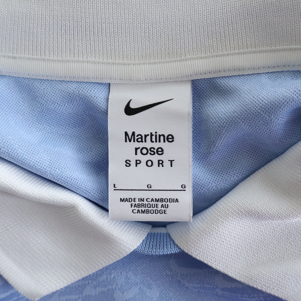 MARTINE ROSE(マーティンローズ) ×NIKE NRG JERSEY ナイキ ジャージーTシャツ ブルー HM9020-422