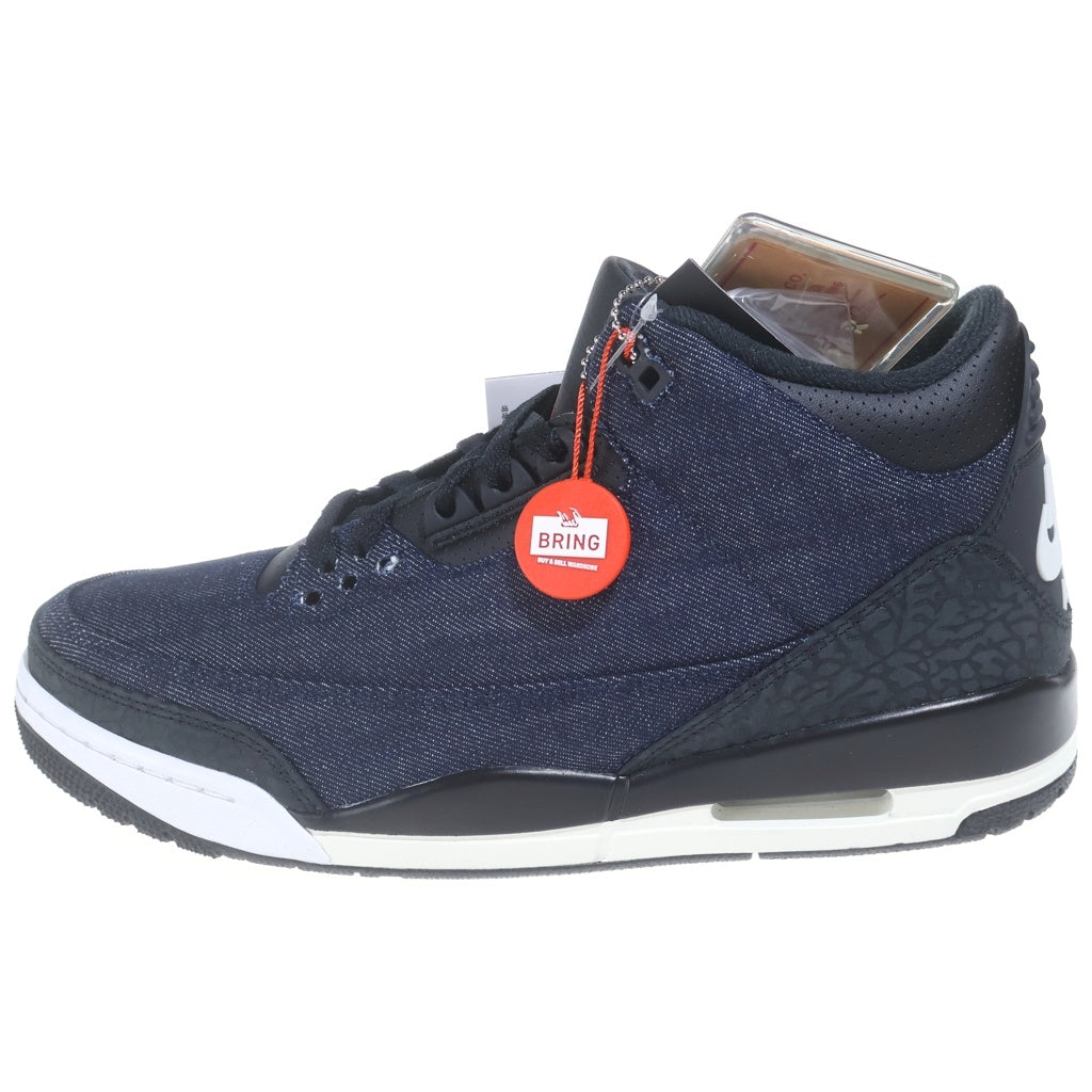 NIKE(ナイキ) ×Levi's AIR JORDAN 3 RETRO LSC INDIGO SP リーバイス エアジョーダン3 ミッドカットスニーカー インディゴ US11/29cm IH7959-400
