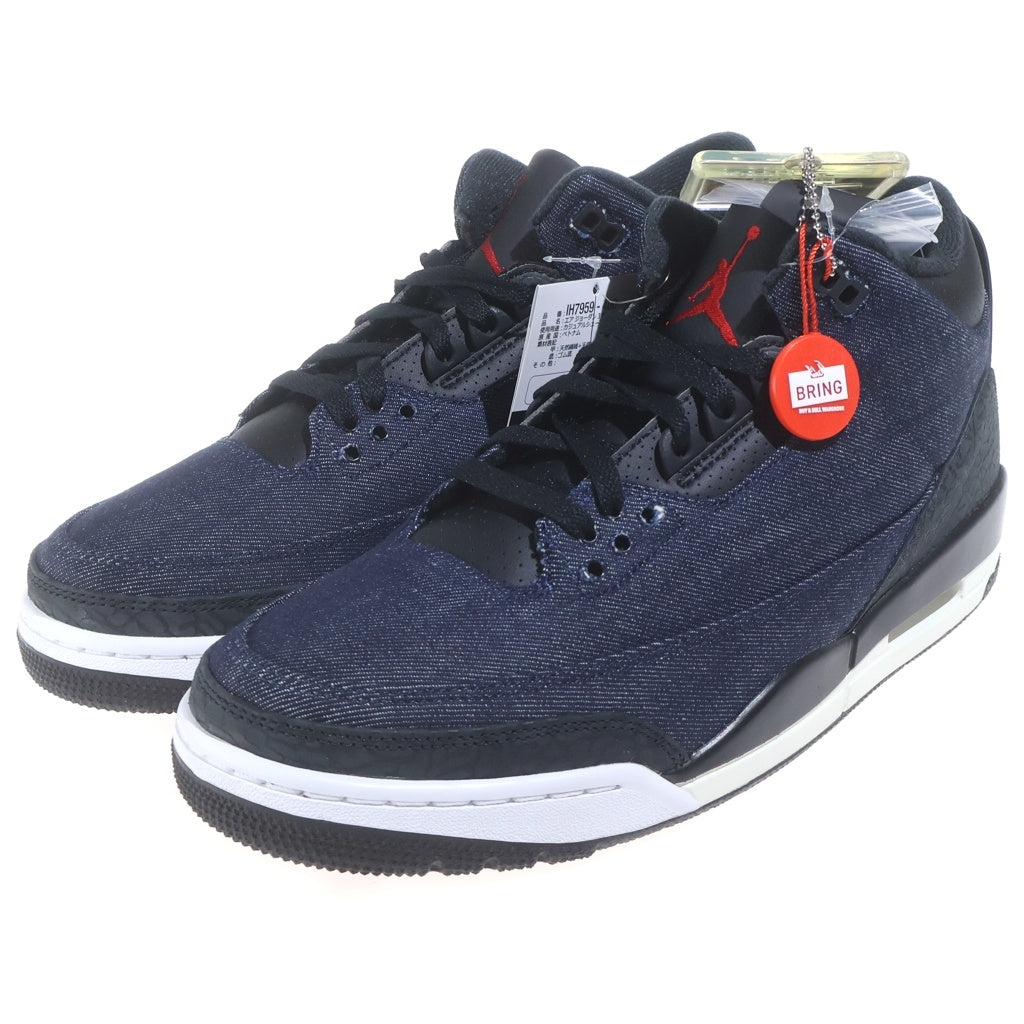 NIKE(ナイキ) ×Levi's AIR JORDAN 3 RETRO LSC INDIGO SP リーバイス エアジョーダン3 ミッドカットスニーカー インディゴ US11/29cm IH7959-400