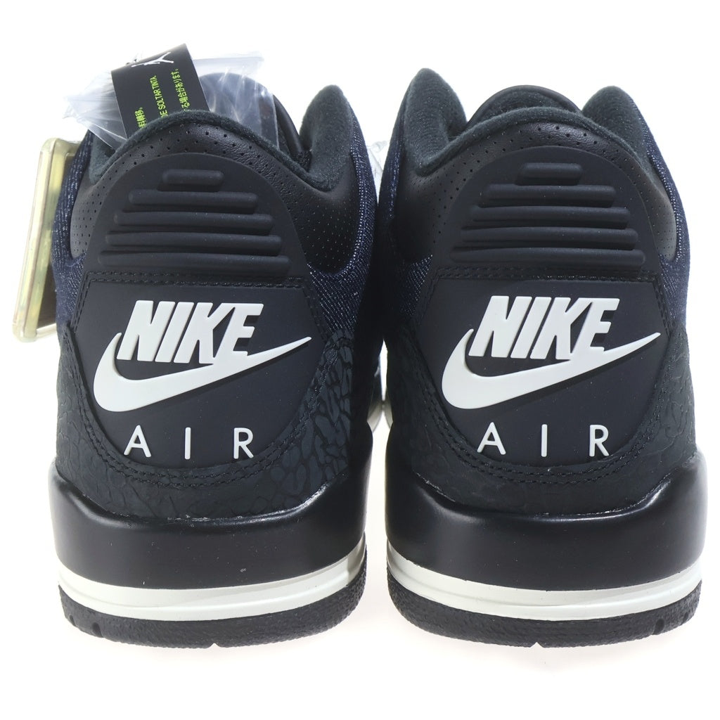 NIKE(ナイキ) ×Levi's AIR JORDAN 3 RETRO LSC INDIGO SP リーバイス エアジョーダン3 ミッドカットスニーカー インディゴ US11/29cm IH7959-400