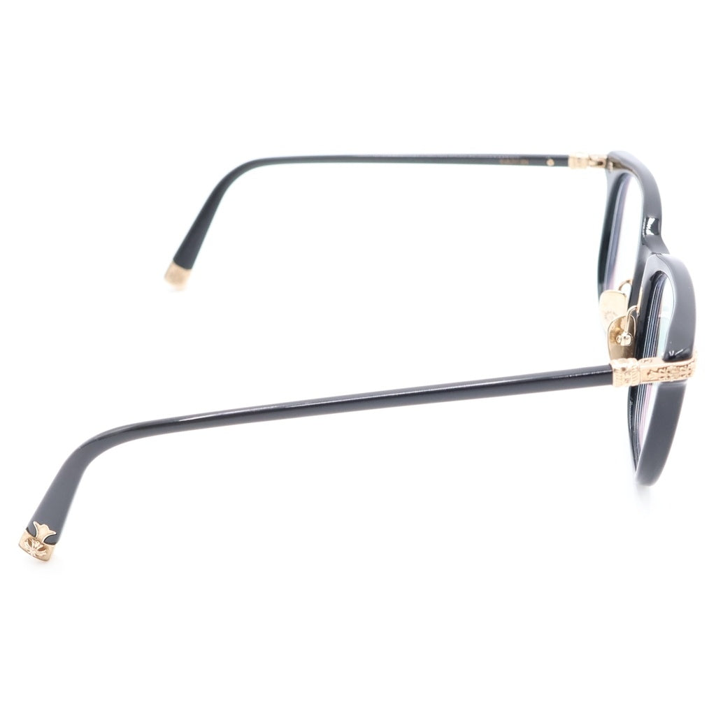 CHROME HEARTS(クロムハーツ) DARLIN BK-18KGP 眼鏡 メガネ ブラック 度入りレンズ