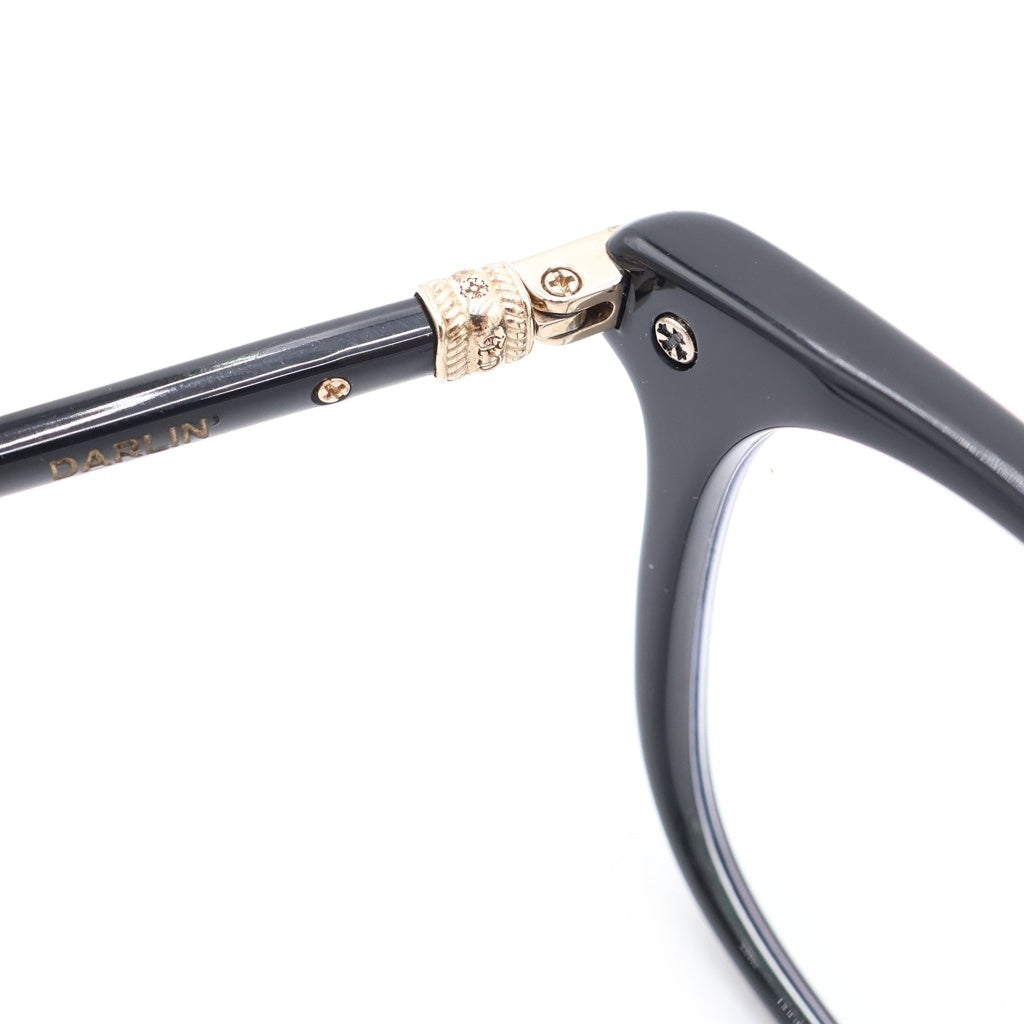 CHROME HEARTS(クロムハーツ) DARLIN BK-18KGP 眼鏡 メガネ ブラック 度入りレンズ