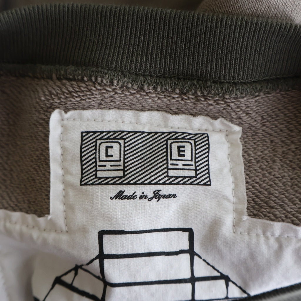 C.E(シーイー) PANEL SHOULDER CREW NECK パネルショルダー クルーネックスウェットトレーナー CES29CS05