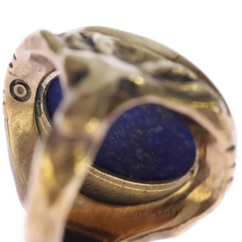 ALEX STREETER(アレックスストリーター) Angel Heart Ring 2024限定 5K &18K ラピスラズリ エンジェルハートリング ゴールド/ブルー