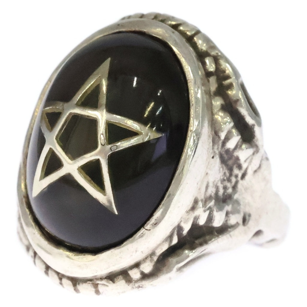 ALEX STREETER(アレックスストリーター) Angel Heart Ring 大阪ブラック エンジェルハートリング シルバー/ブラック