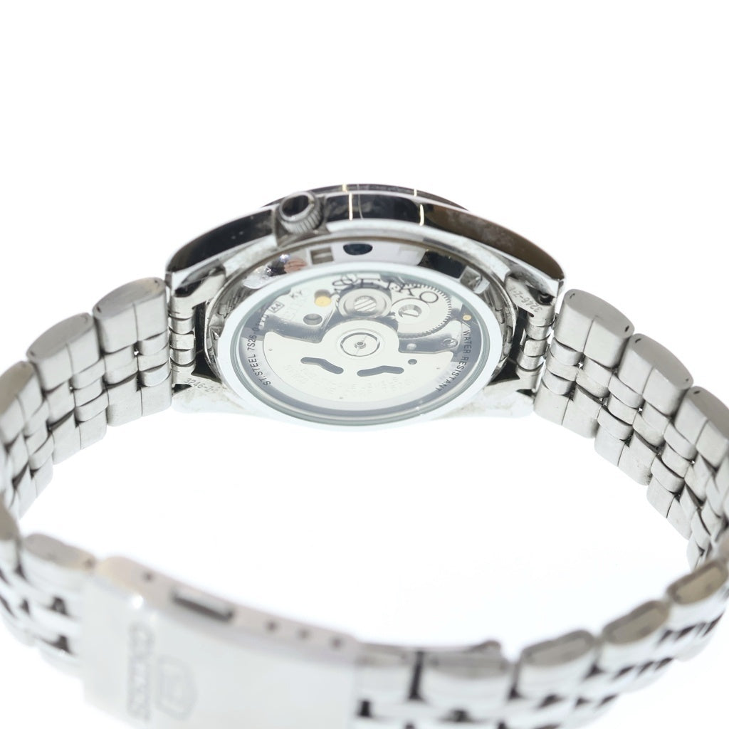 SEIKO(セイコー) SEIKO-5 セイコー5 自動巻き 裏スケルトン 腕時計 シルバー 7S26-01V0