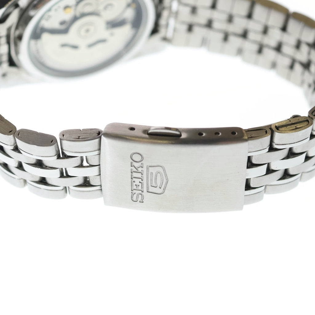 SEIKO(セイコー) SEIKO-5 セイコー5 自動巻き 裏スケルトン 腕時計 シルバー 7S26-01V0