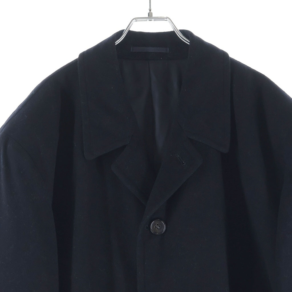 COMME des GARCONS HOMME(コムデギャルソンオム) アーム切り替え ウール ロングコート ブラック PC-050030
