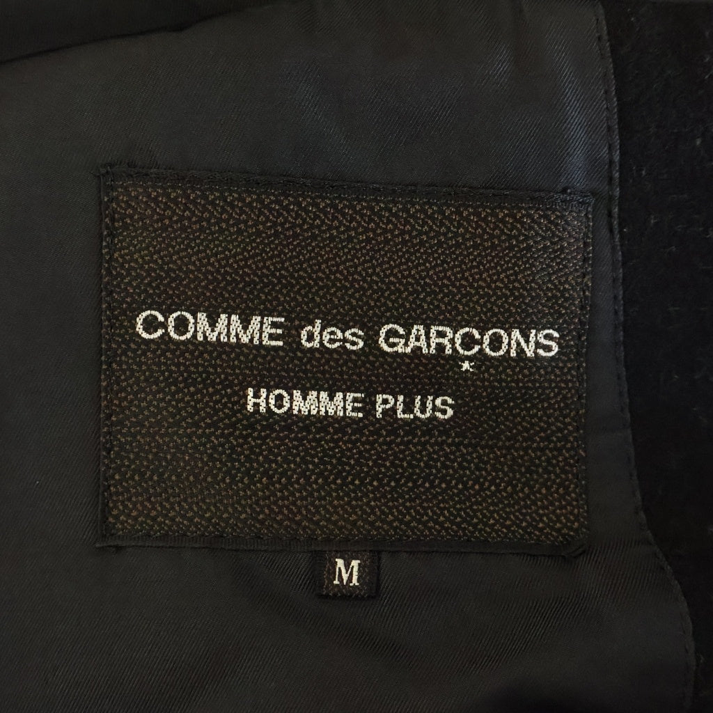 COMME des GARCONS HOMME(コムデギャルソンオム) アーム切り替え ウール ロングコート ブラック PC-050030