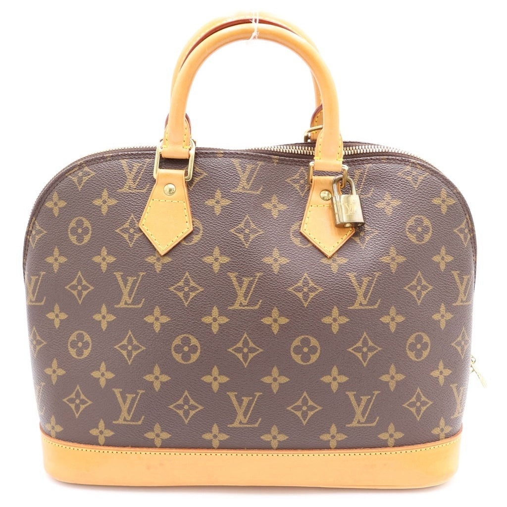 LOUIS VUITTON(ルイヴィトン) モノグラム アルマ PM PVC レザー ハンドバッグ ブラウン M51130 AR0949 レディース