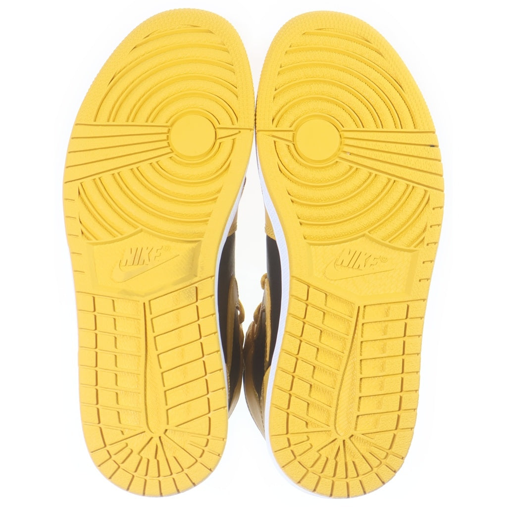 NIKE(ナイキ) AIR JORDAN 1 RETRO HIGH OG POLLEN エアジョーダン1 レトロ パラン ハイカットスニーカー イエロー/ブラック US9.5/27.5cm 555088-701