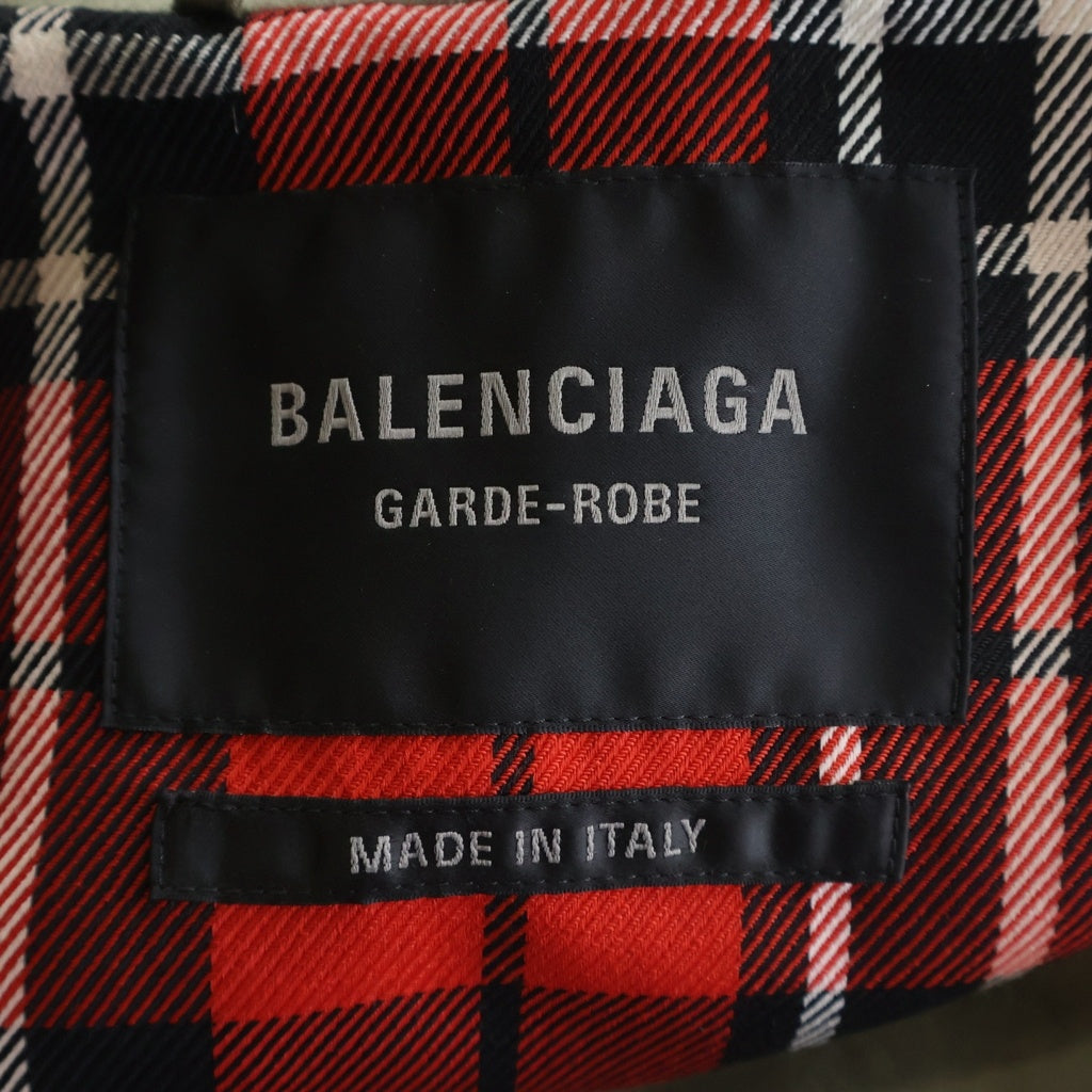 BALENCIAGA(バレンシアガ) 23AW MILITARY BELTED MAXI TRENCH CORT ミリタリー ベルテッド マキシ丈 オーバーサイズトレンチコート ベージュ 776657