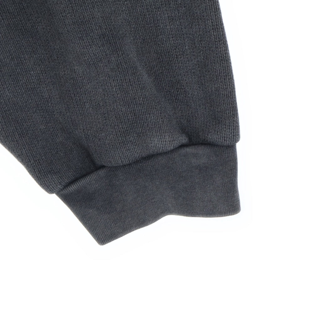 Acne Studios(アクネ ストゥディオズ) バックラバーロゴ ガーメントダイ加工 クルーネックスウェットトレーナー ダークグレー FN-UX-SWEA000017