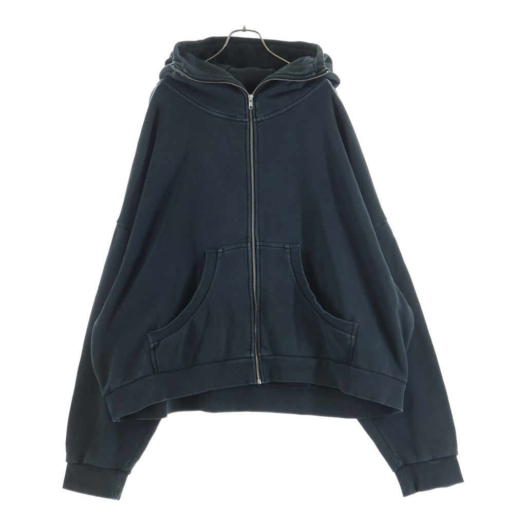 entire studios(エンタイア スタジオ) FULL ZIP HOODIE フルジップフーディー スウェットパーカー ブラック ES2106 P0040