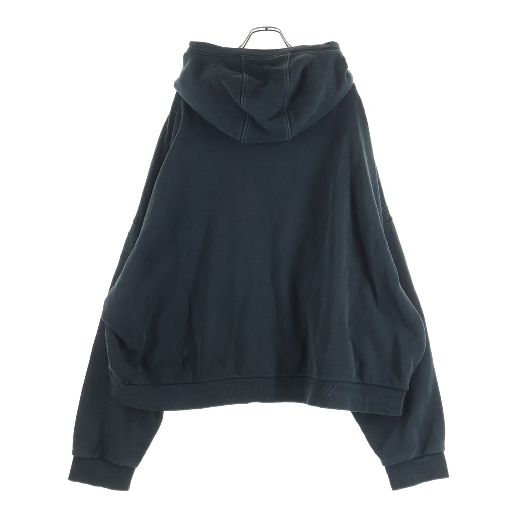 entire studios(エンタイア スタジオ) FULL ZIP HOODIE フルジップフーディー スウェットパーカー ブラック ES2106 P0040