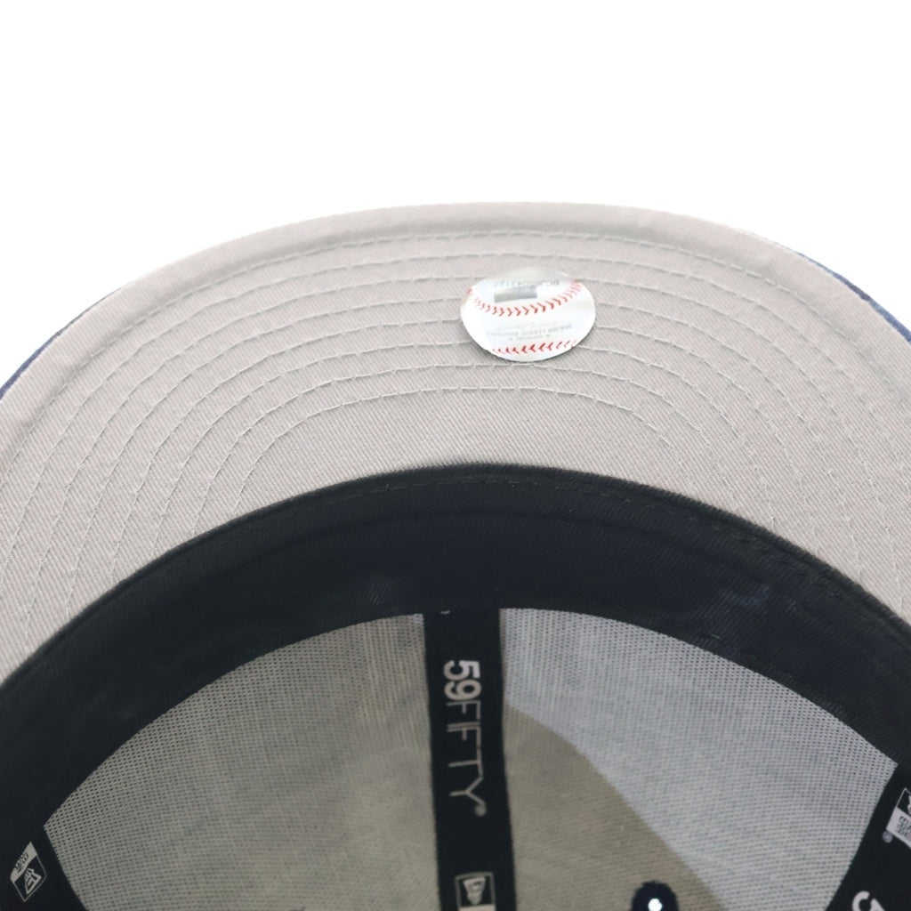 A BATHING APE(アベイシングエイプ) 24SS ×NEW ERA ×MLB NY YANKEES BAPE CAMO CAP ニューエラ ニューヨークヤンキース ベイプカモ総柄 6パネル ベースボールキャップ 帽子 ブルー/ブラック 001CPK231902C