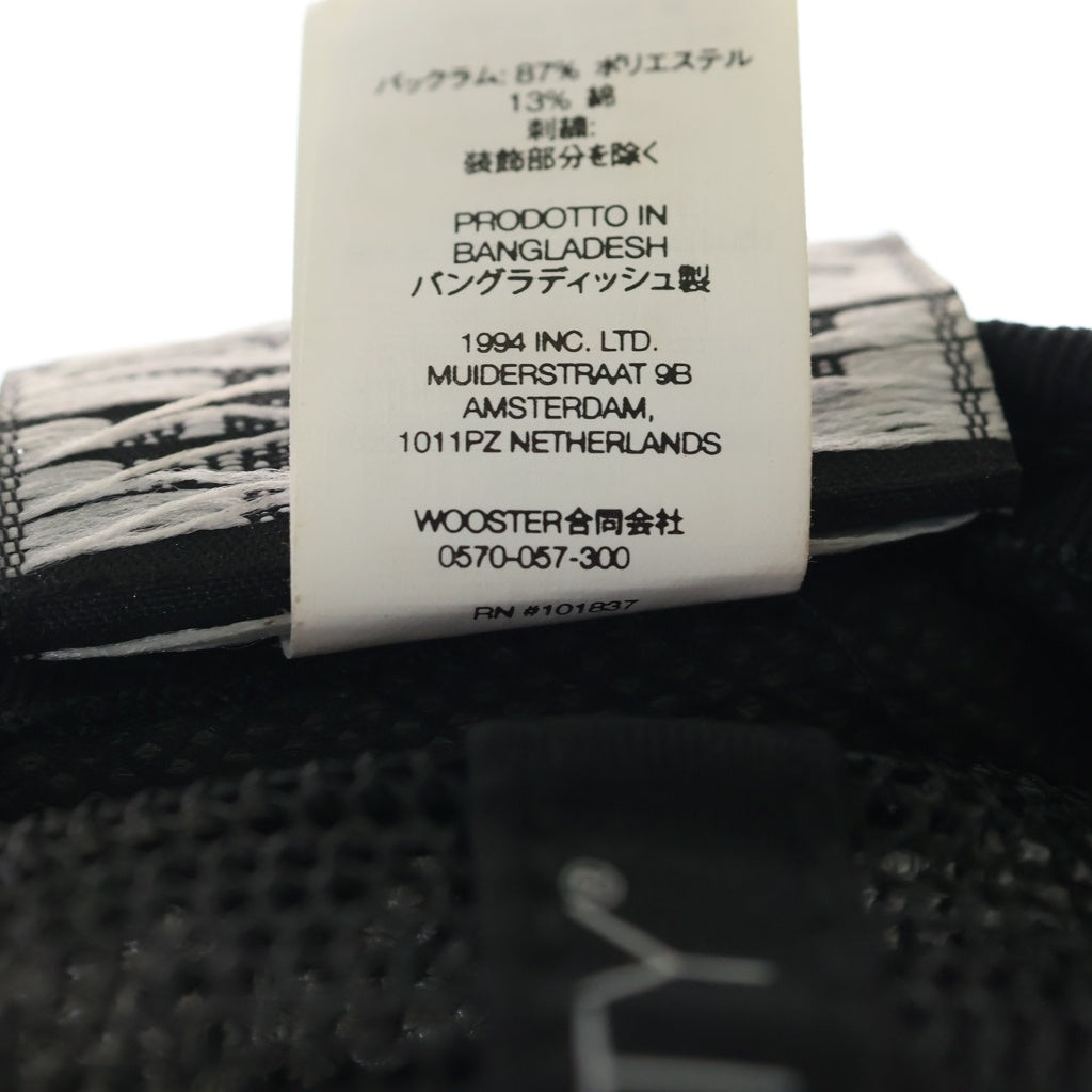 SUPREME(シュプリーム) 23SS ×NEW ERA Box Logo Mesh Back ニューエラ ボックスロゴ 6パネル メッシュベースボールキャップ 帽子 ブラック