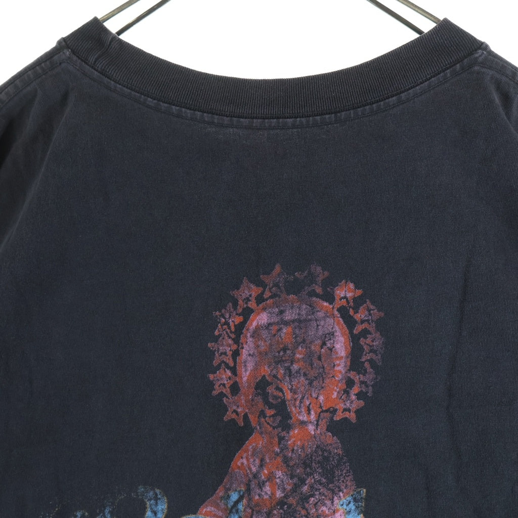 RRR123 RIVINGTON roi Rebis(リヴィントンロイレビス) ×UNION BABYLON MYSTERY CVA TEE ユニオン バビロン ミステリー 両面プリントTシャツ 半袖クルーネックカットソー ブラック
