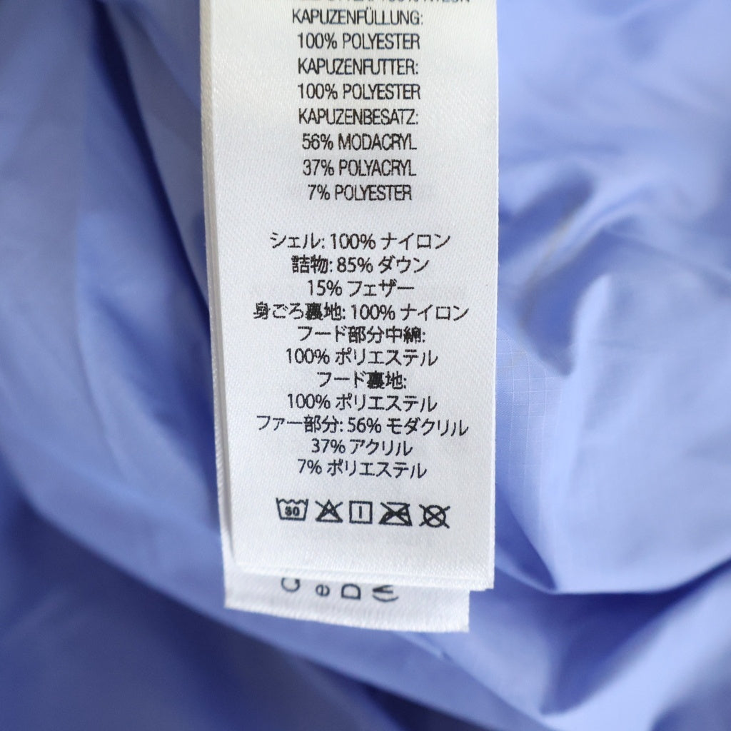 SUPREME(シュプリーム) 25AW Facemask 700-Fill Down Puffer Jacket フェイスマスク 700フィル ファーフーデッド ダウンジャケット ブルー