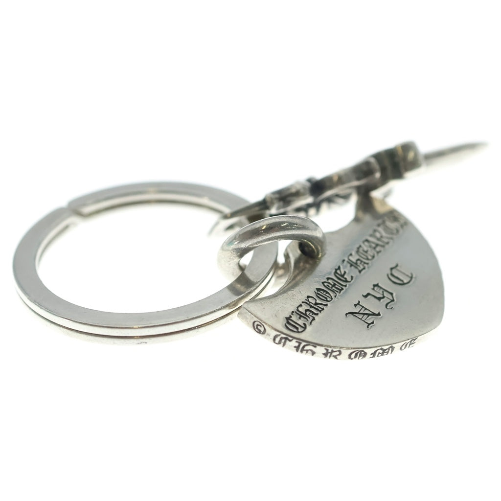 CHROME HEARTS(クロムハーツ) SHIELD&No5 DGGR ニューヨーク限定 シールド #5ダガーキーリング シルバー