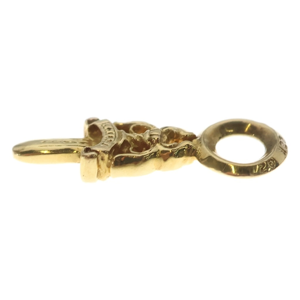 CHROME HEARTS(クロムハーツ) 22K STACK DAGGER/ダガースタックチャーム ネックレストップ ゴールド