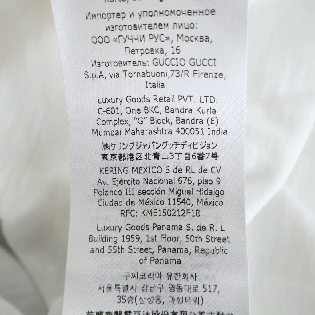 GUCCI(グッチ) ×DOVER STREET MARKET GINZA 10TH ANNIVERSARY TEE ドーバーストリートマーケット銀座 10周年記念 クルーネック半袖Tシャツ カットソー ホワイト 745252 XJFJ8