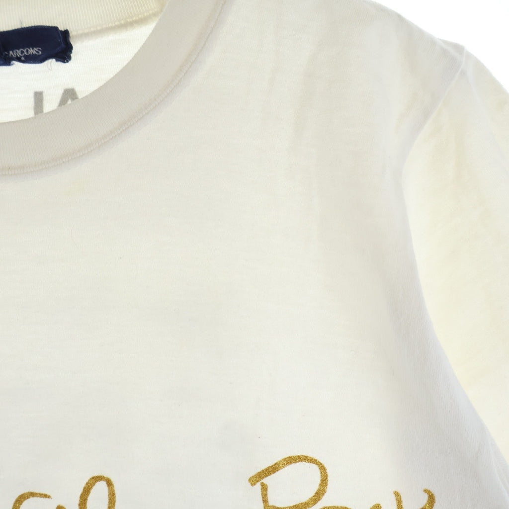 COMME des GARCONS(コムデギャルソン) 02AW AD2002 ×GENE KRELL T-SHIRT ジーン クレル クルーネック半袖Tシャツ カットソー ホワイト KG-T002