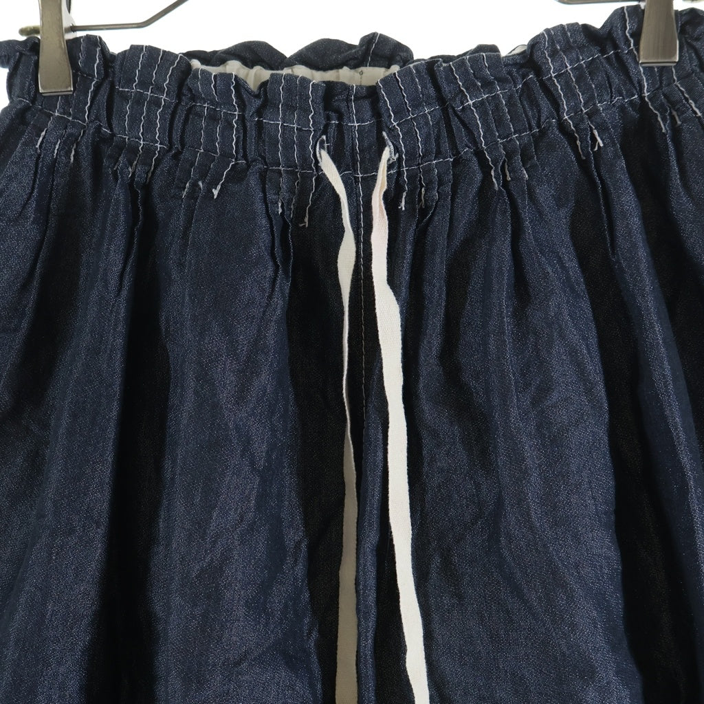 tricot COMME des GARCONS(トリコ コム デ ギャルソン) 11SS AD2010 イージー デニムサルエルパンツ インディゴ TG-P008
