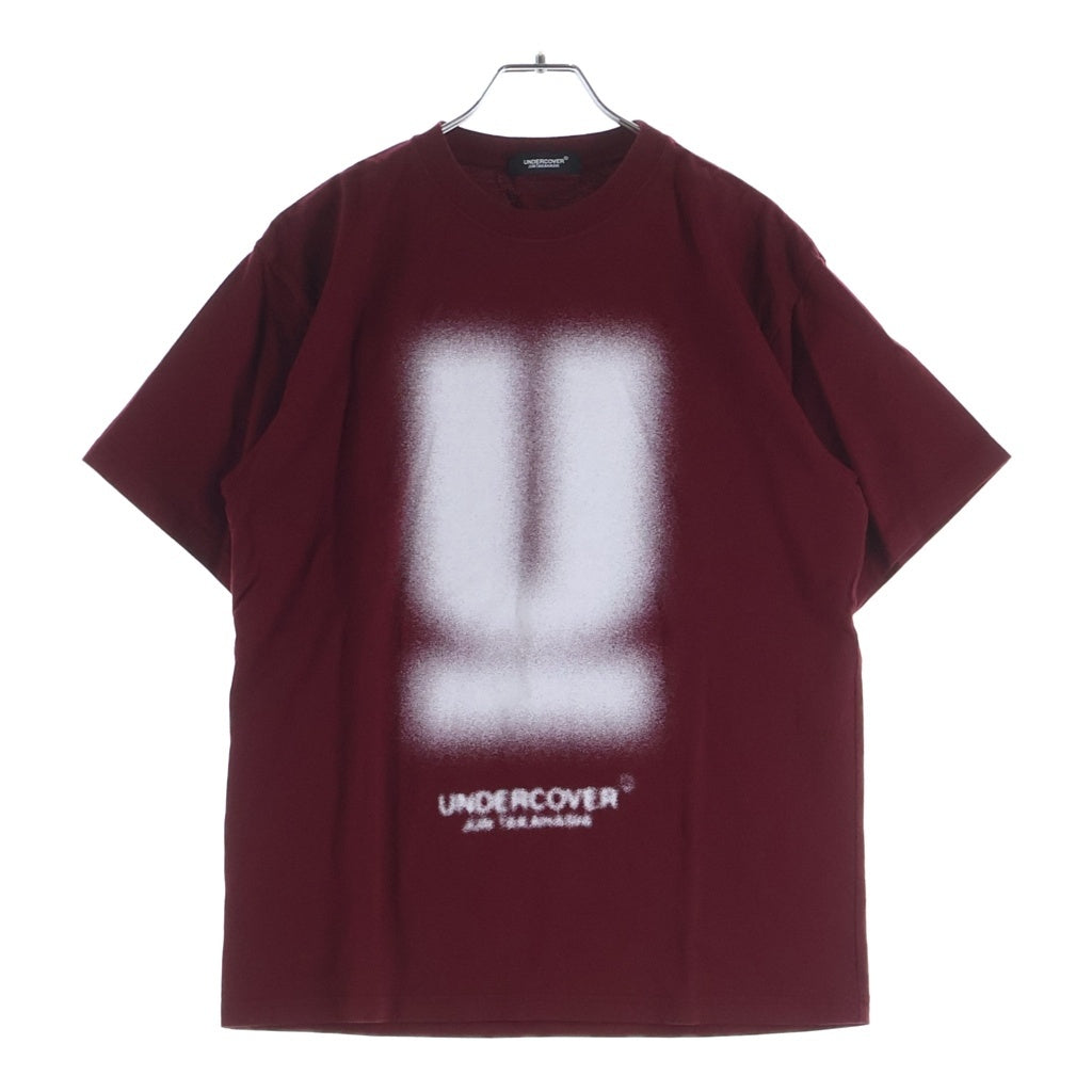 UNDERCOVER(アンダーカバー) 24SS THE HAZE Uロゴプリント クルーネック半袖Tシャツ カットソー レッド UC1D9809-1