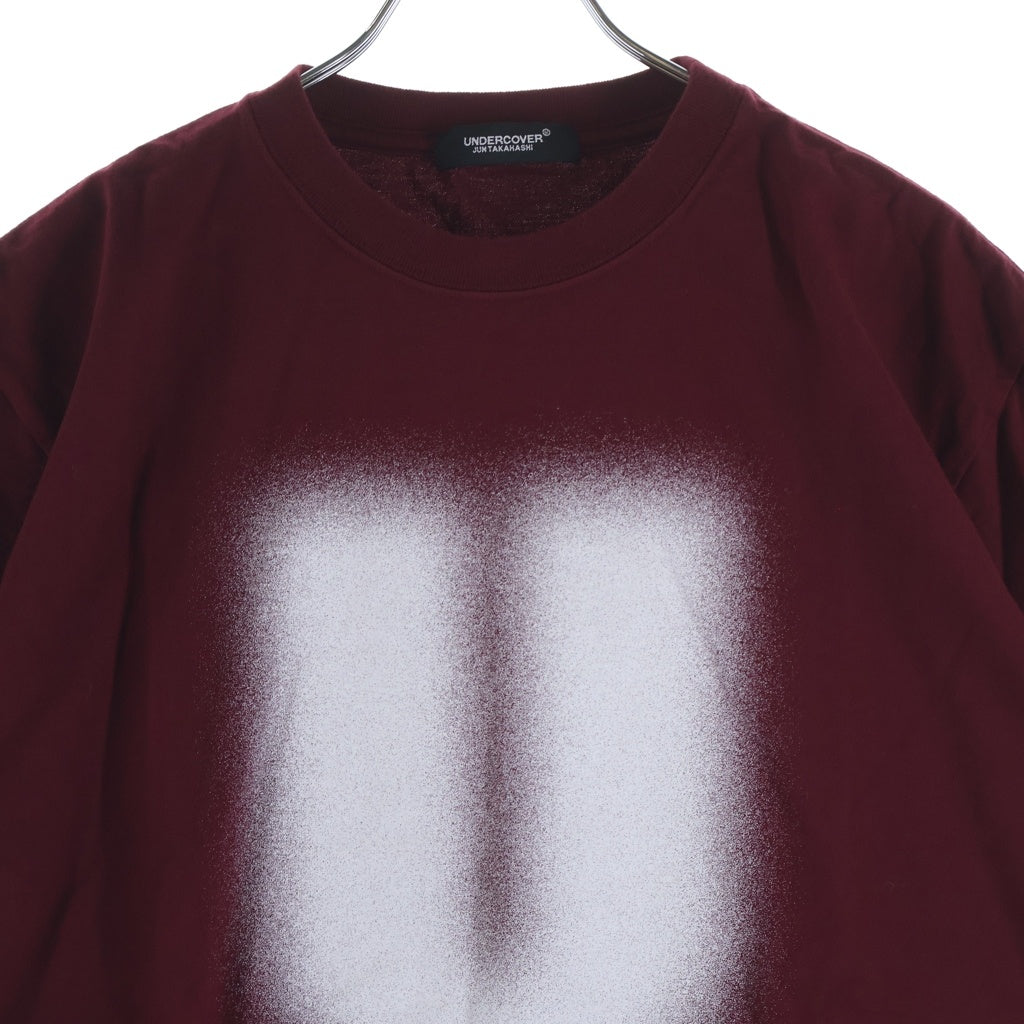UNDERCOVER(アンダーカバー) 24SS THE HAZE Uロゴプリント クルーネック半袖Tシャツ カットソー レッド UC1D9809-1