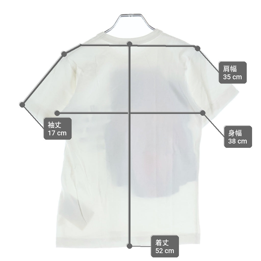 COMME des GARCONS(コムデギャルソン) 13SS AD2013 ×ANDY WARHOL アンディ ウォーホル クルーネック半袖Tシャツ レディース カットソー ホワイト OK-T034