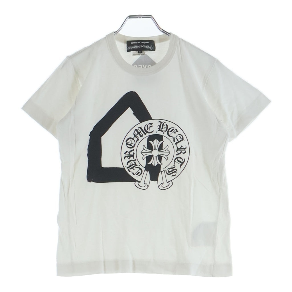 CHROME HEARTS(クロムハーツ) AD2012 ×COMME des GARCONS DOVER STREET MARKET GINZA T‐SHIRT コムデギャルソン ドーバーストリートマーケット銀座 クルーネック半袖Tシャツ レディース ZI-T003
