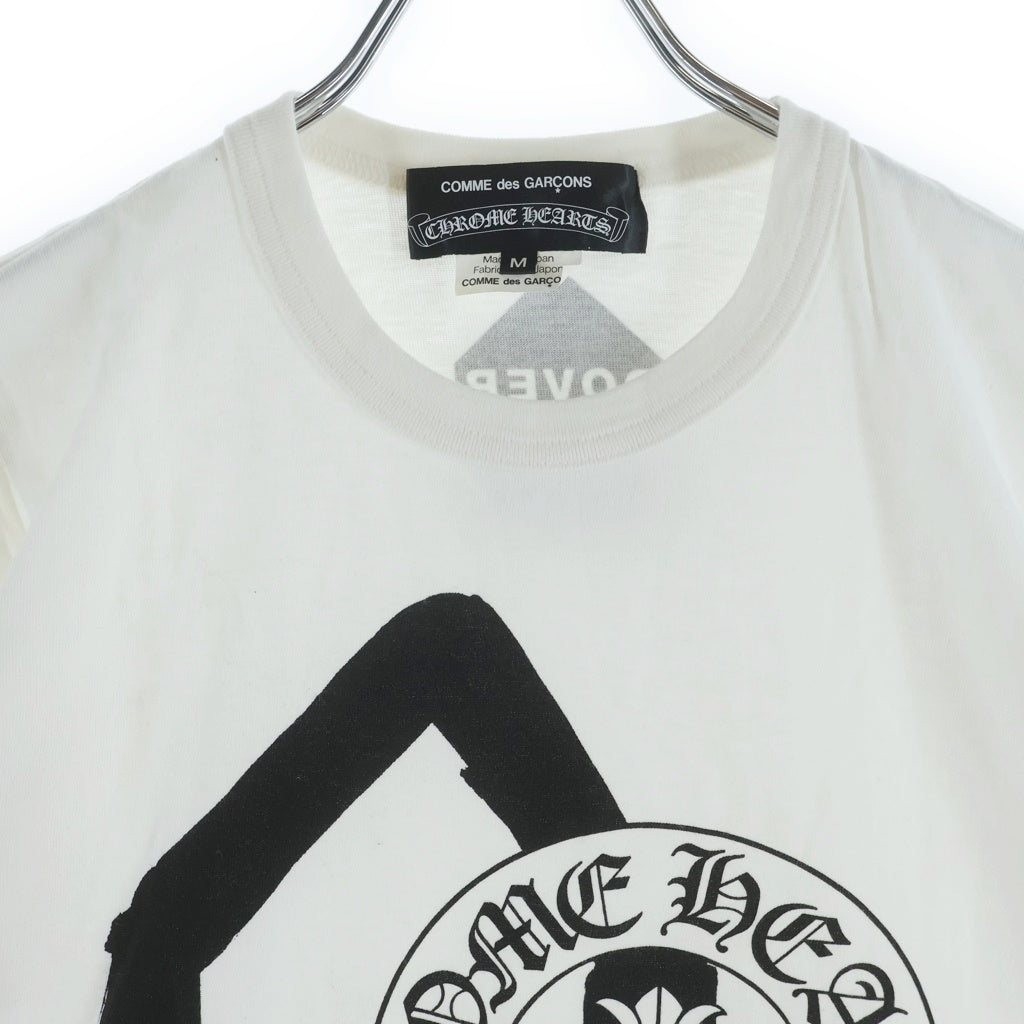 CHROME HEARTS(クロムハーツ) AD2012 ×COMME des GARCONS DOVER STREET MARKET GINZA T‐SHIRT コムデギャルソン ドーバーストリートマーケット銀座 クルーネック半袖Tシャツ レディース ZI-T003