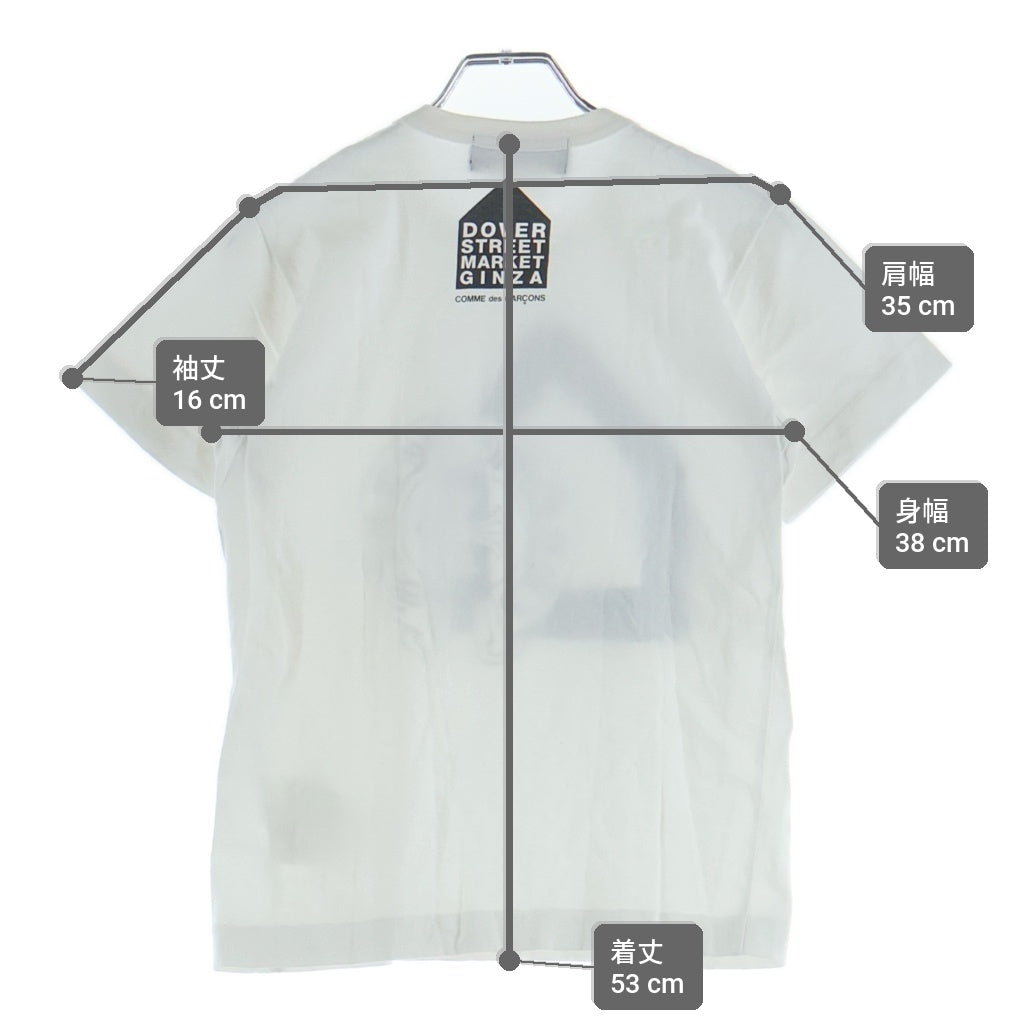 CHROME HEARTS(クロムハーツ) AD2012 ×COMME des GARCONS DOVER STREET MARKET GINZA T‐SHIRT コムデギャルソン ドーバーストリートマーケット銀座 クルーネック半袖Tシャツ レディース ZI-T003