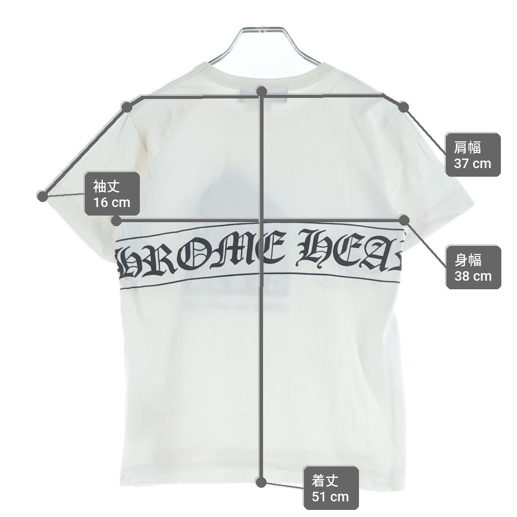 CHROME HEARTS(クロムハーツ) AD2012 ×COMME des GARCONS DOVER STREET MARKET GINZA T‐SHIRT コムデギャルソン ドーバーストリートマーケット銀座 クルーネック半袖Tシャツ レディース ZI-T004
