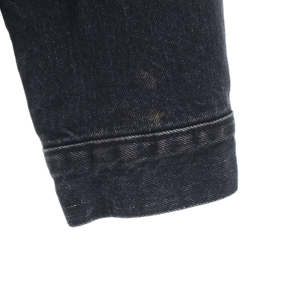 SUPREME(シュプリーム) 16AW ×LEVI'S Bleached Sherpa Trucker Jacket リーバイス ブリーチド シェルパ ボアカラー デニムトラッカージャケット ブラック 29508-0001