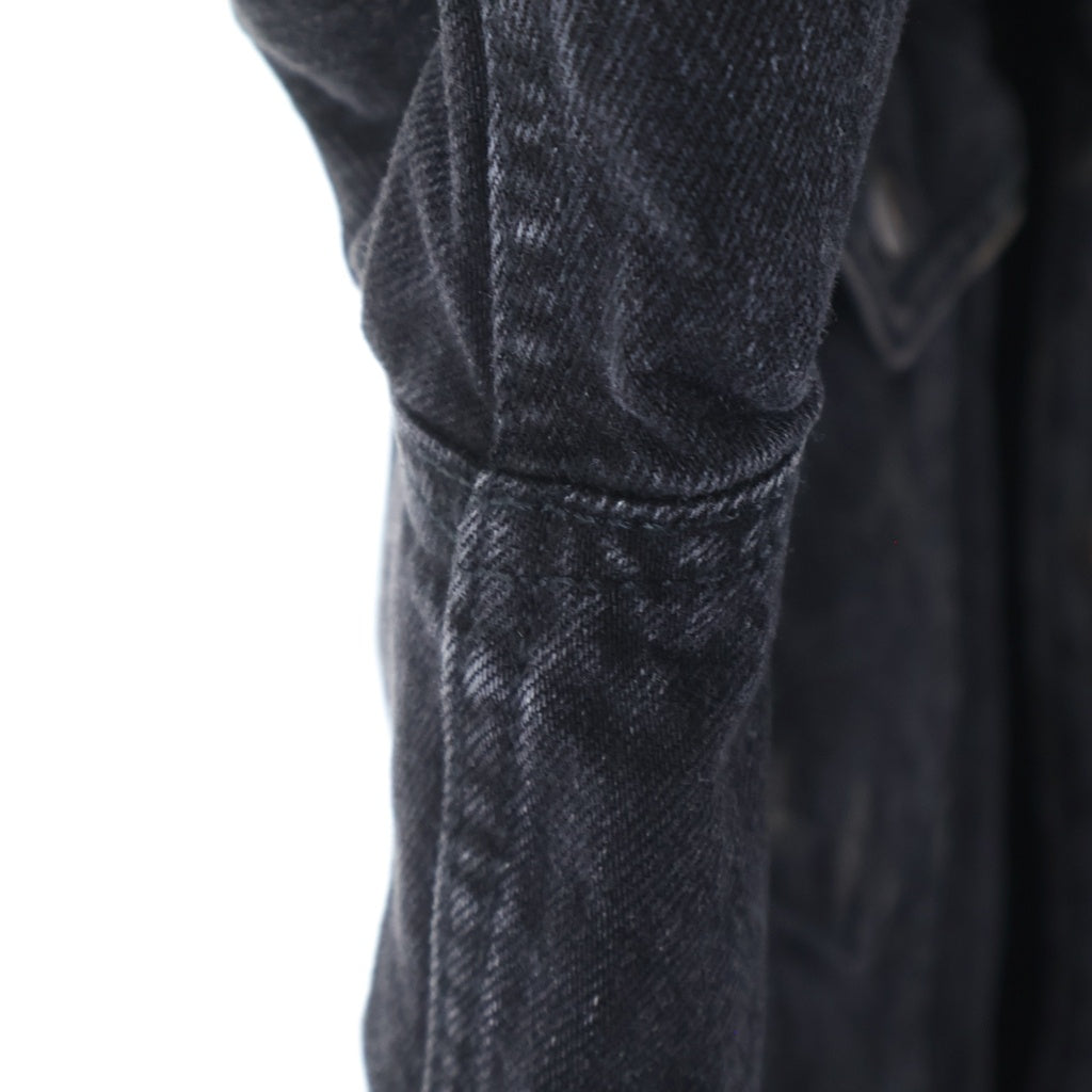 SUPREME(シュプリーム) 16AW ×LEVI'S Bleached Sherpa Trucker Jacket リーバイス ブリーチド シェルパ ボアカラー デニムトラッカージャケット ブラック 29508-0001
