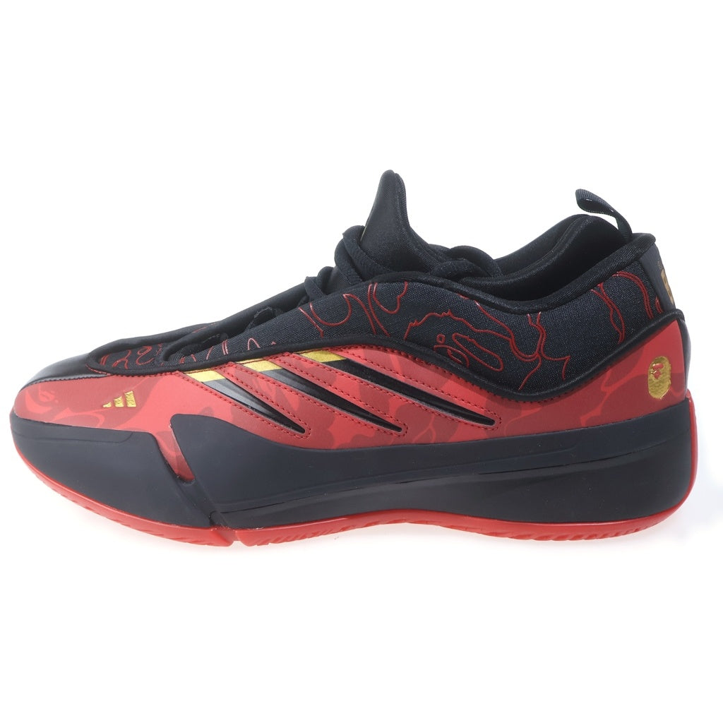 adidas(アディダス) ×A BATHING APE Dame 9 Better Scarlet アベイシングエイプ デイム ベタースカーレット ローカットスニーカー レッド/ブラック US10/28cm IH0786