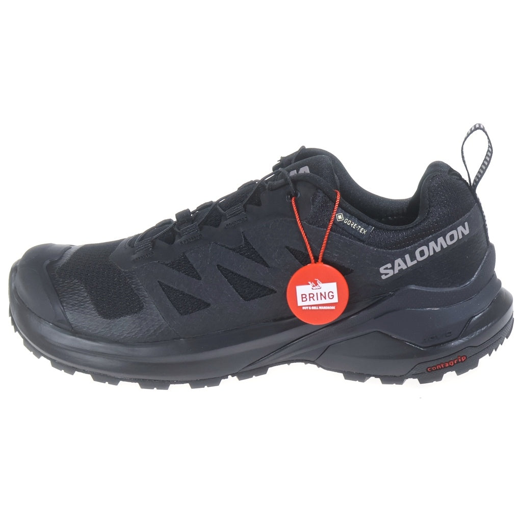SALOMON(サロモン) X-ADVENTURE GORE-TEX トレイルランニングシューズ ローカットスニーカー ブラック レディース US7/24cm 473218