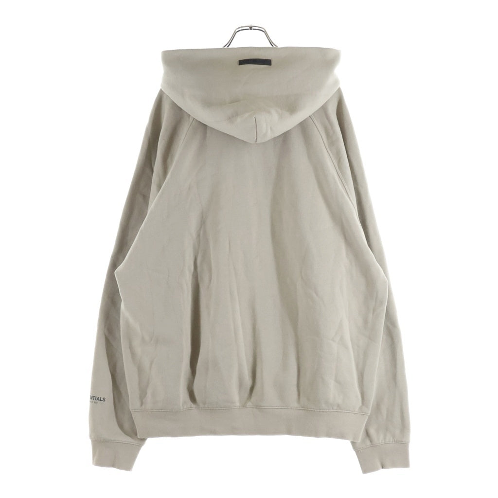 FEAR OF GOD ESSENTIALS(フィアオブゴッド エッセンシャルズ) リフレクターロゴ プルオーバースウェットパーカー フーディー ベージュ