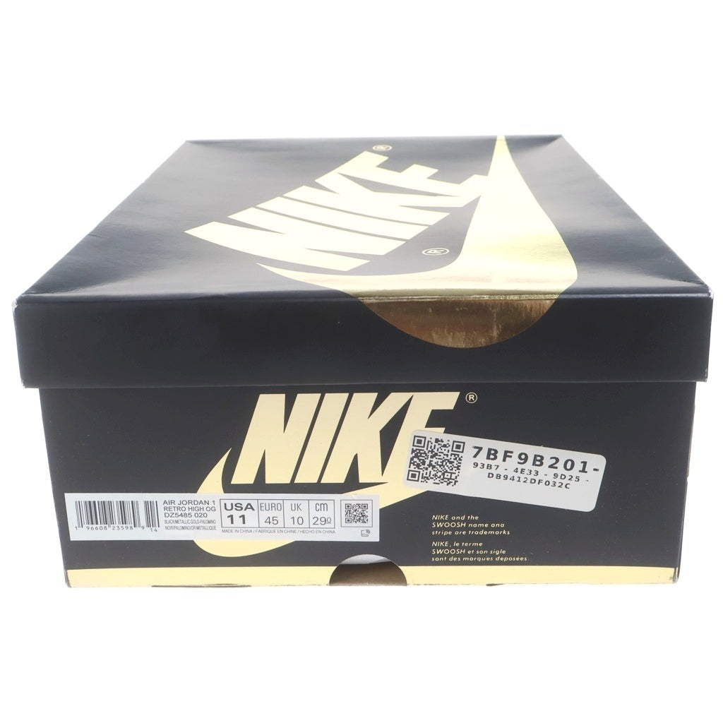 NIKE(ナイキ) AIR JORDAN 1 RETRO HIGH OG PALOMINO エアジョーダン1 レトロ パロミノ ハイカットスニーカー ブラック/ブラウン US11/29cm DZ5485-020