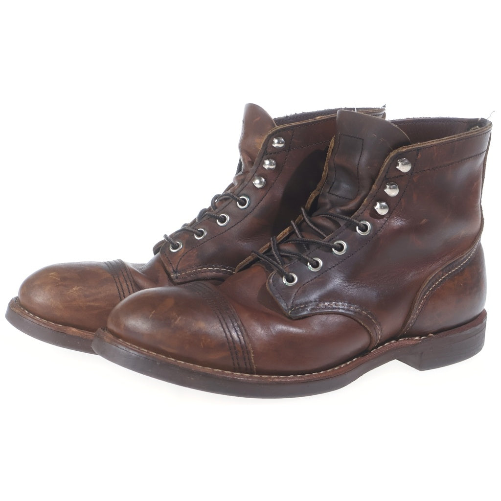 RED WING(レッド ウイング) IRON RANGER アイアンレンジャー レザー レースアップブーツ シューズ ニトリルコルクソール ブラウン 8111