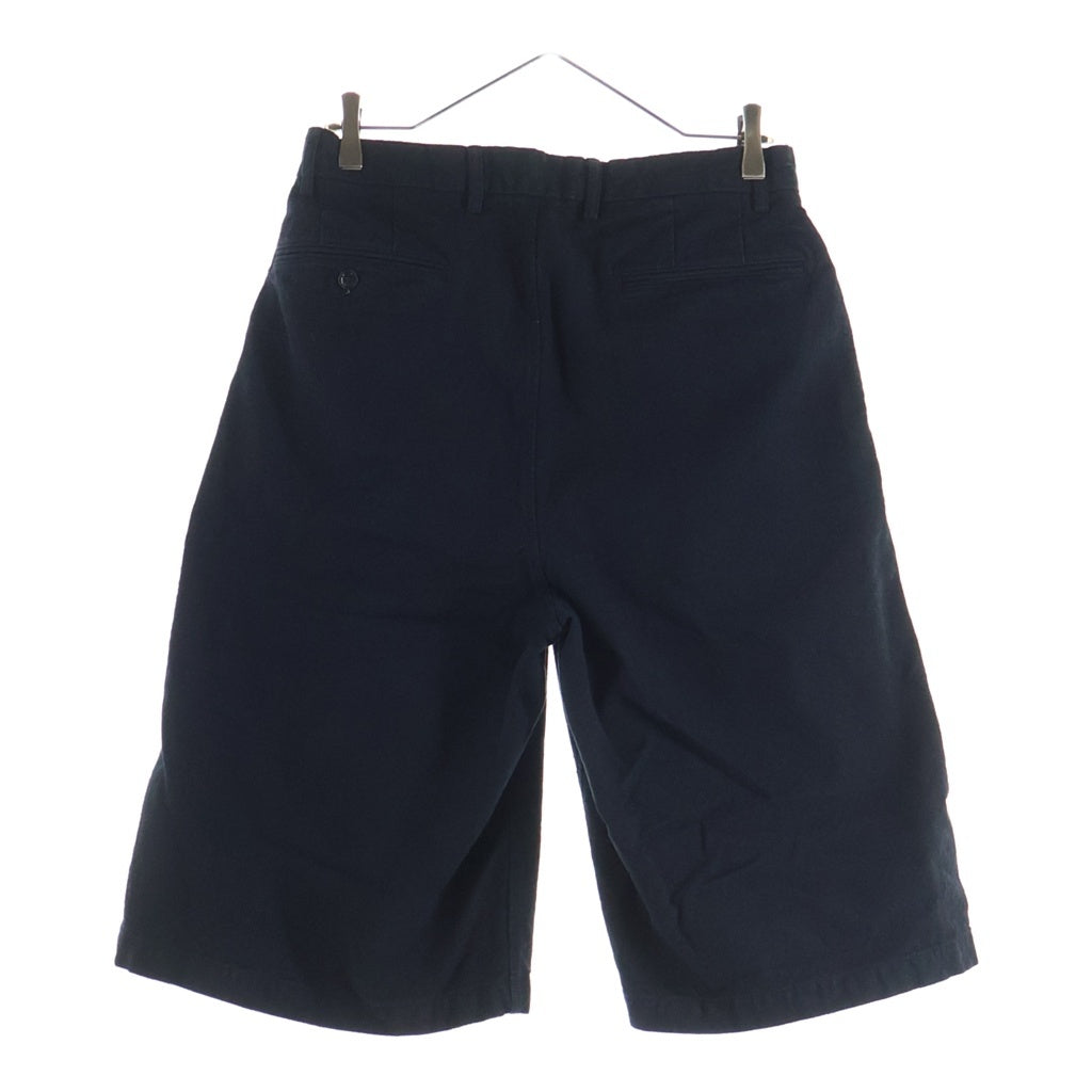 COOTIE PRODUCTIONS(クーティー プロダクションズ) 26SS C/LI CANVAS 2 TUCK SHORT TROUSERS キャンバス 2タック ショートパンツ ブラック CTE-26S105